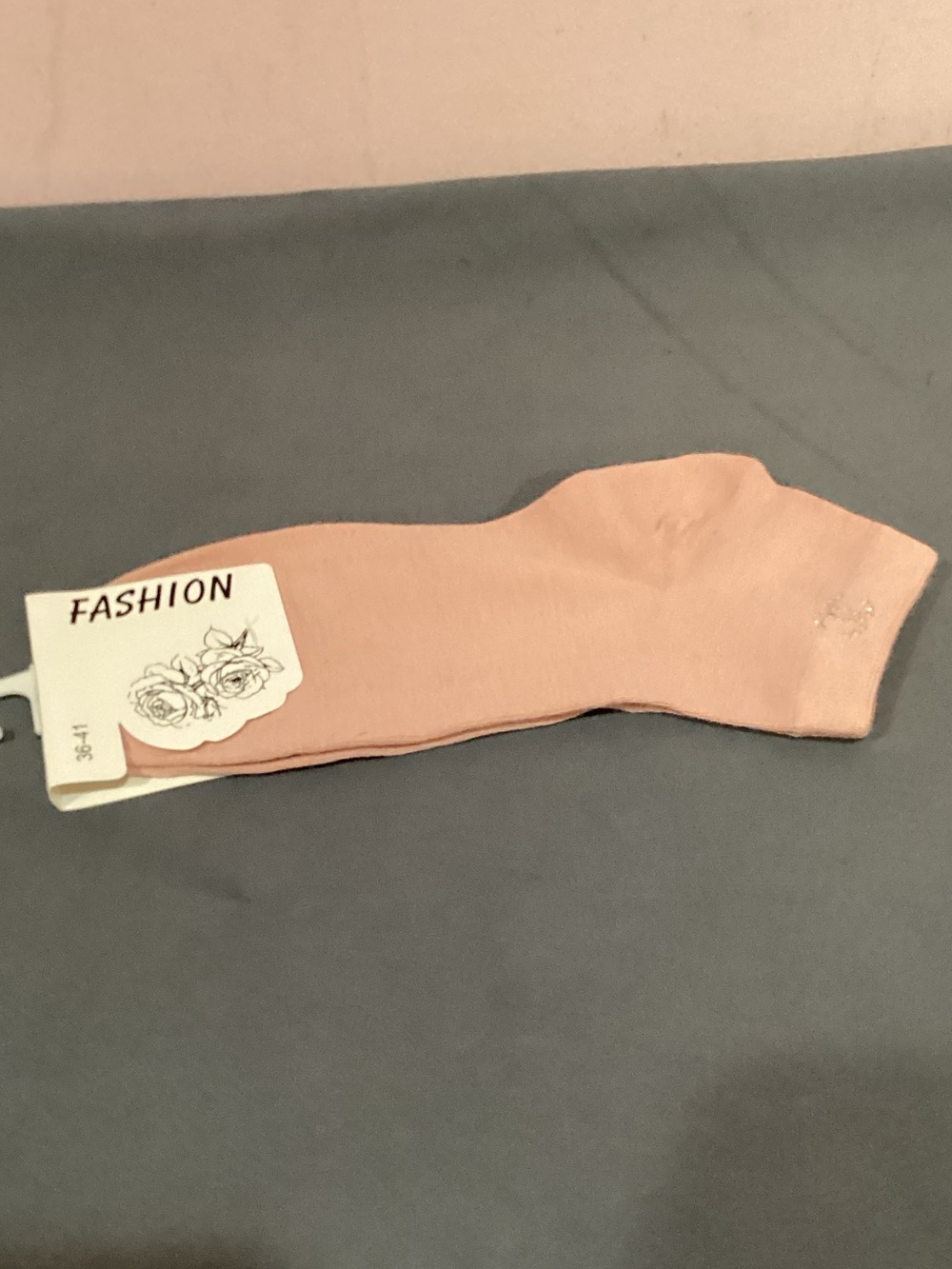 Women's No-Show Socks‎ in Light Pink